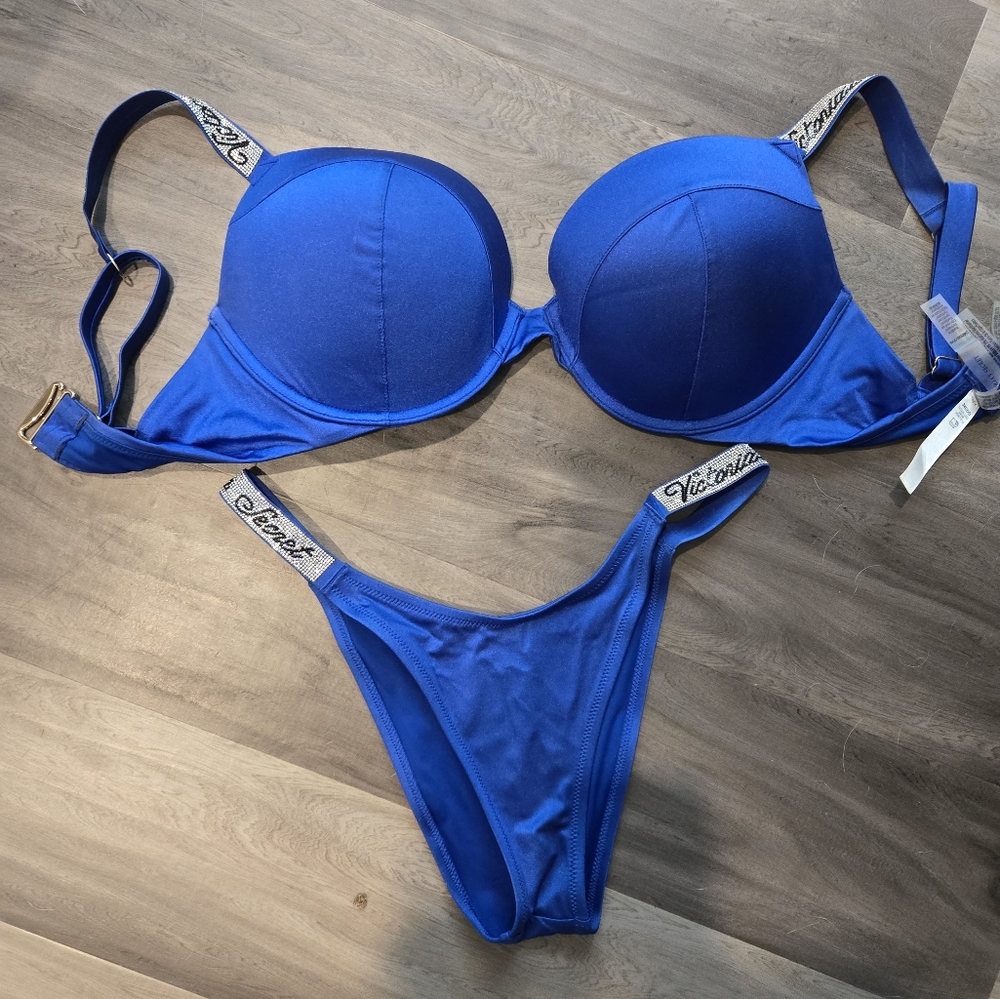 Victoria secret shine strap bikini